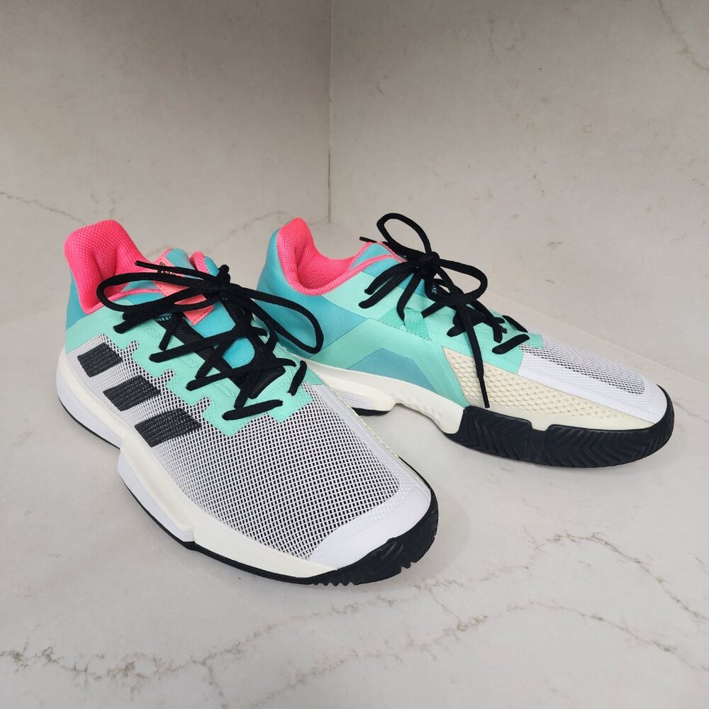 Adidas SoleMatch Bounce | Men's 10.5 | Pickleball/Tennis Shoes - Picture 2 of 14